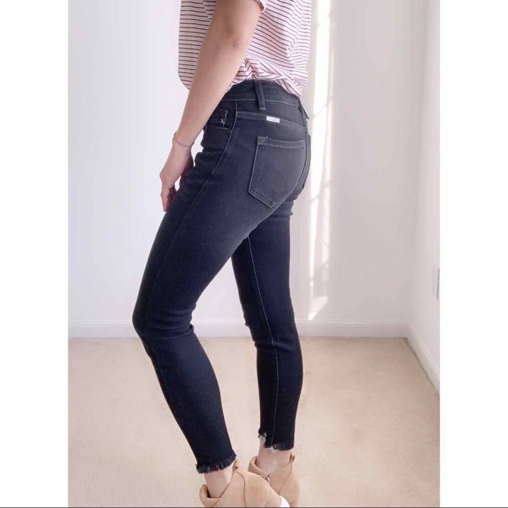 Kan Can Black High Waist Skinny Jeans - Picture 6 of 7